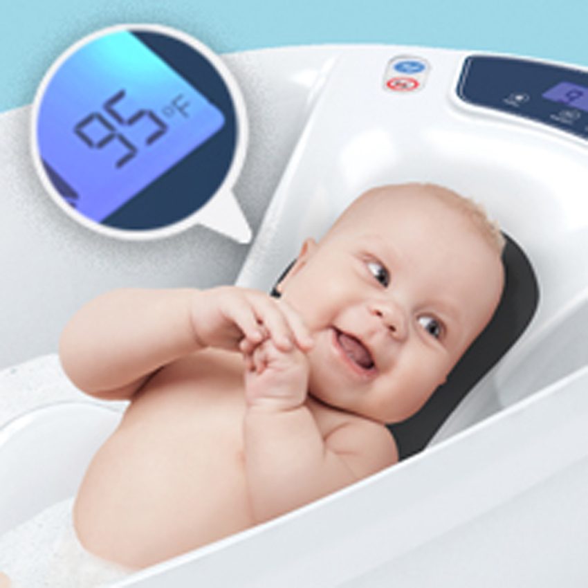 BABY PATENT Vanička digitálna pre deti 3v1 Aquascale s váhou a teplomerom – Obrázok 18