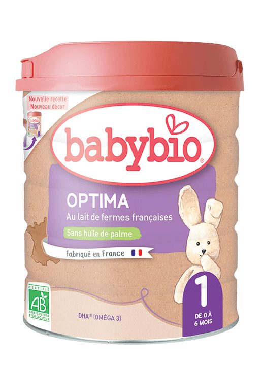 BABYBIO OPTIMA 1 dojčenské bio mlieko 800 g – Obrázok 2
