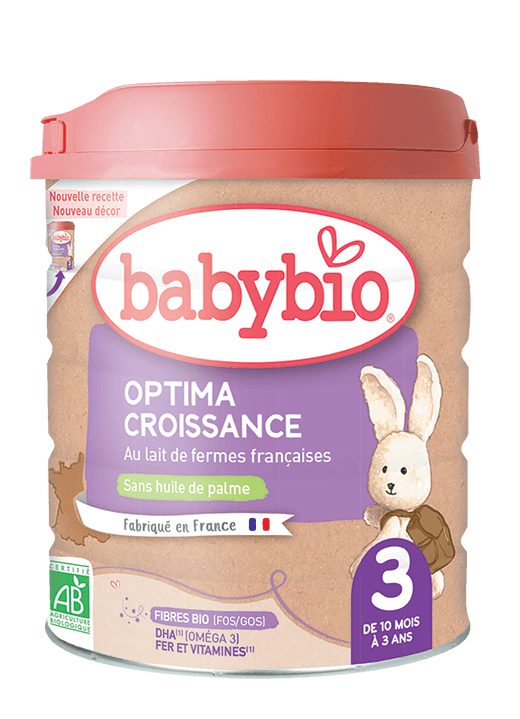 BABYBIO OPTIMA 3 Croissance dojčenské bio mlieko 800 g – Obrázok 2