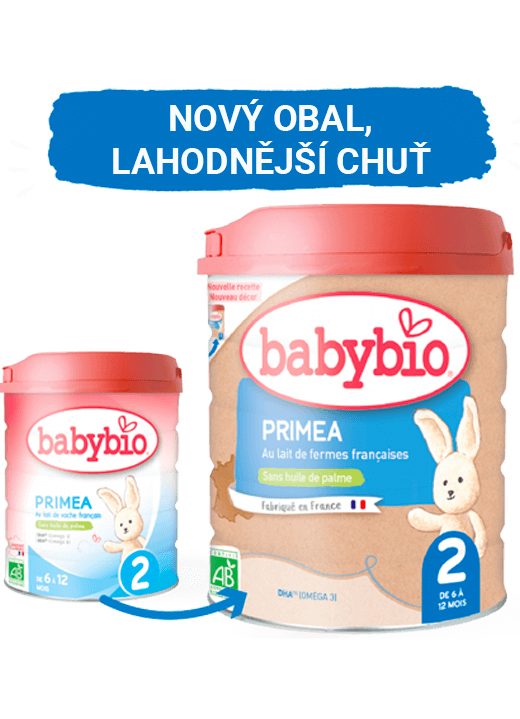 BABYBIO PRIMEA 2 dojčenské bio mlieko 800 g – Obrázok 3
