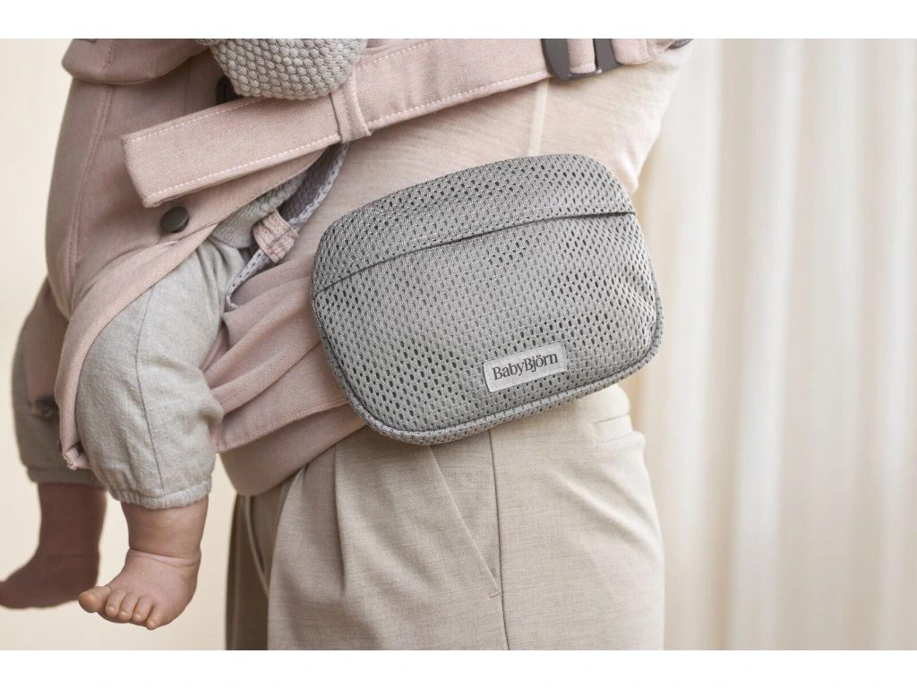 BABYBJÖRN Taška na veci k nosiču Grey Mesh – Obrázok 3