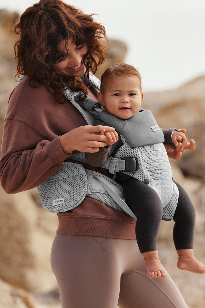 BABYBJÖRN Taška na veci k nosiču Grey Mesh – Obrázok 7