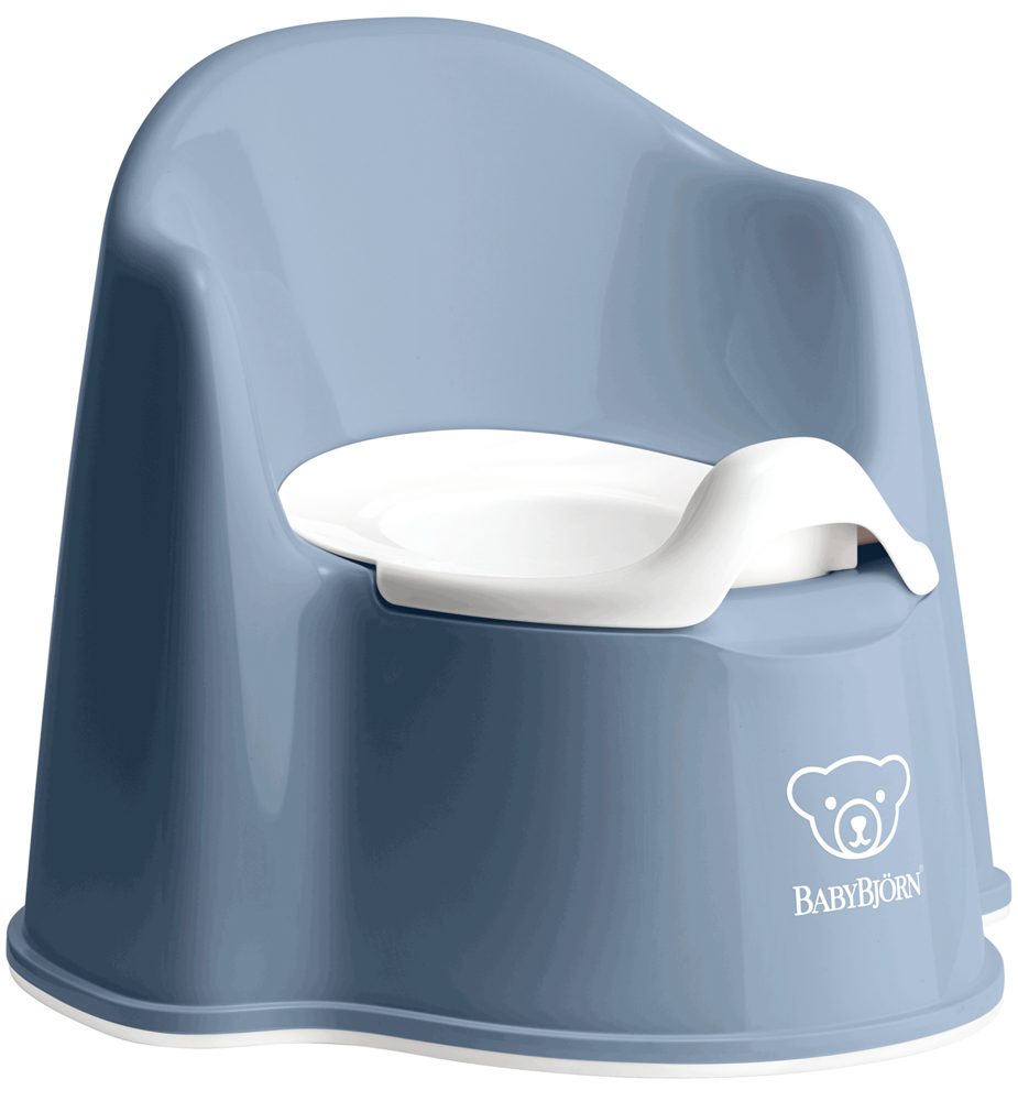 BABYBJÖRN Nočník kreslieko Deep Blue/White