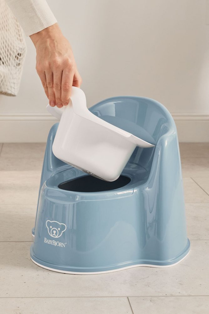 BABYBJÖRN Nočník kreslieko Deep Blue/White – Obrázok 11