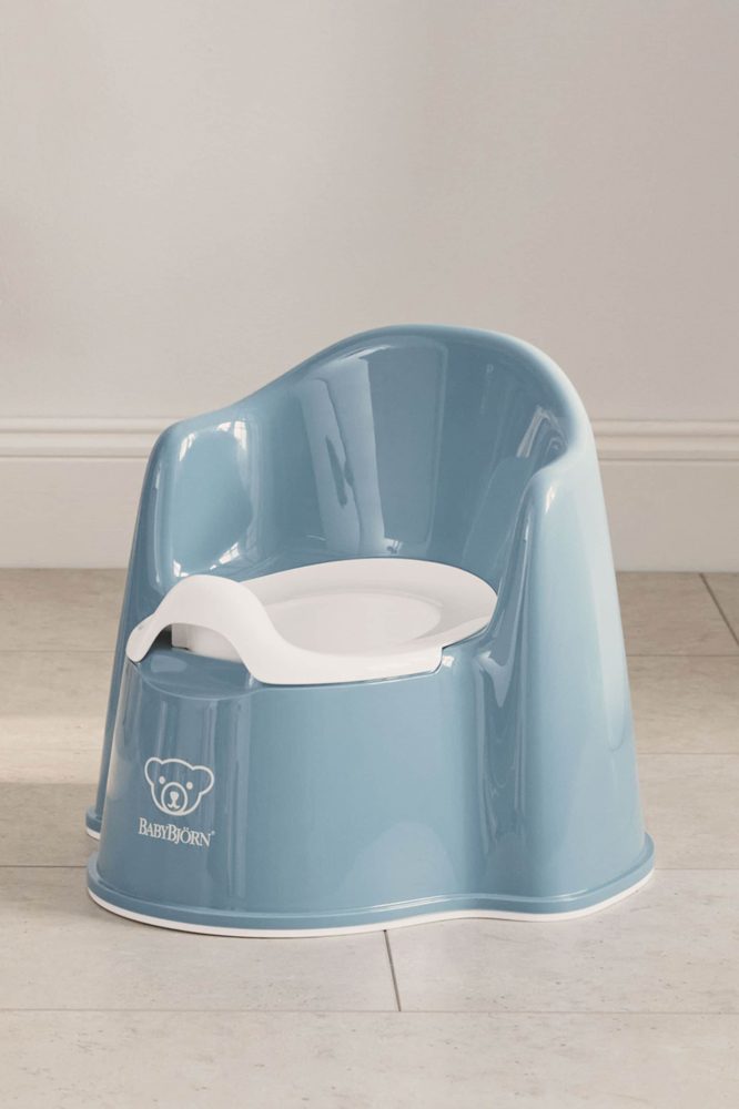 BABYBJÖRN Nočník kreslieko Deep Blue/White – Obrázok 9