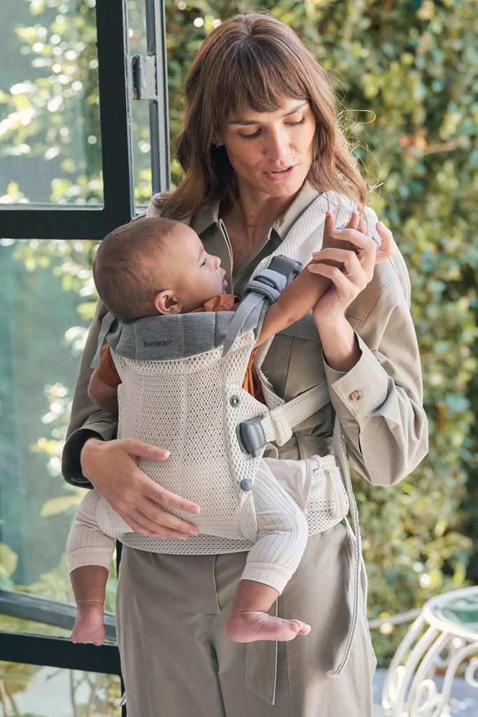 BABYBJÖRN Nosič Harmony Cream 3D mesh, do 15 kg – Obrázok 12