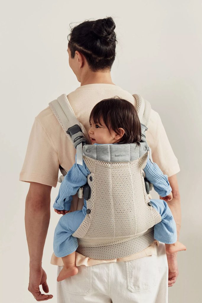 BABYBJÖRN Nosič Harmony Cream 3D mesh, do 15 kg – Obrázok 7