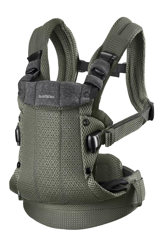 BABYBJÖRN Nosič Harmony Dark Green 3D mesh, do 15 kg – Obrázok 2