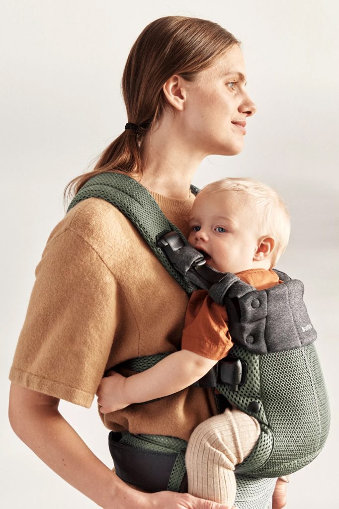 BABYBJÖRN Nosič Harmony Dark Green 3D mesh, do 15 kg – Obrázok 7
