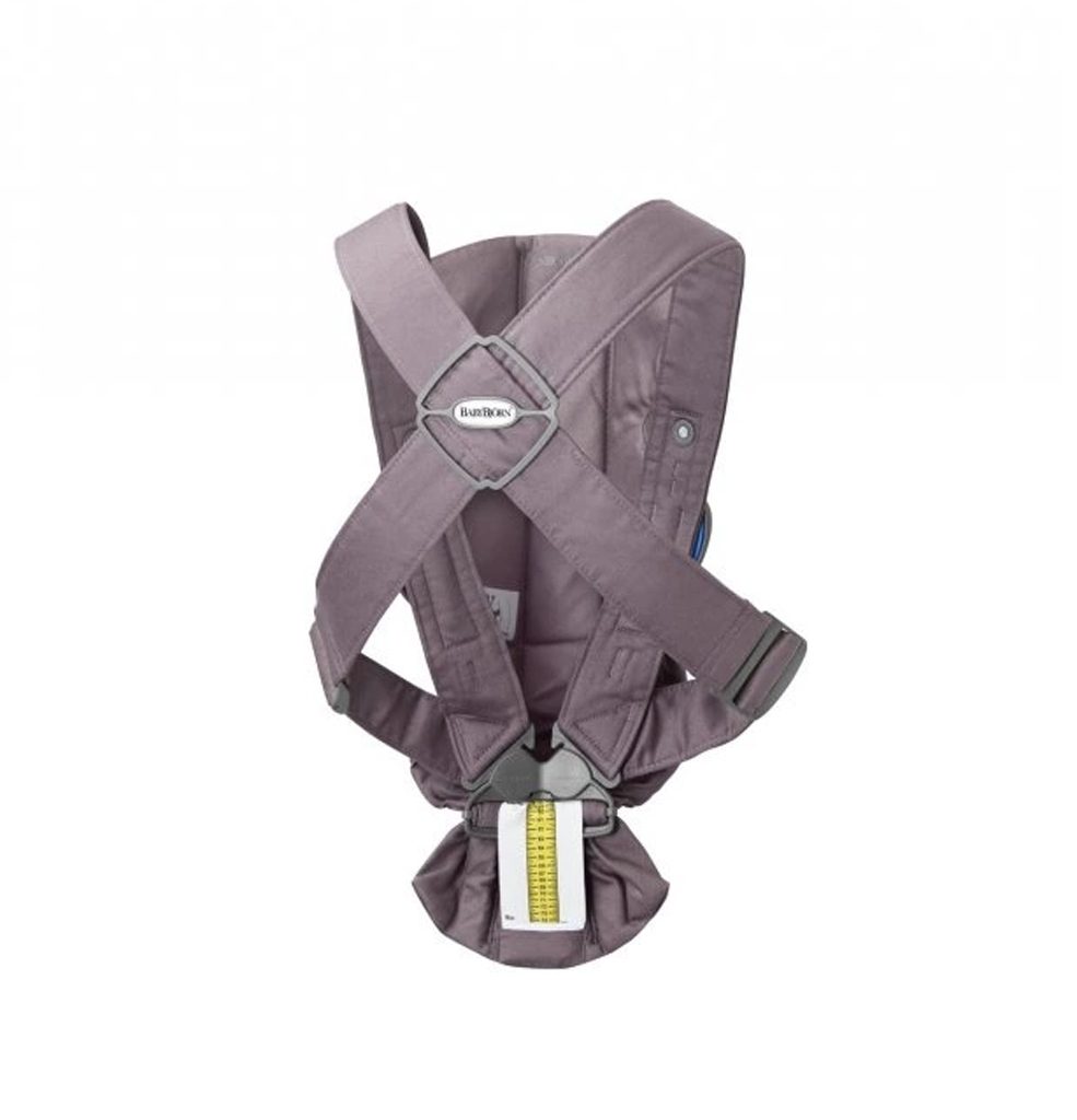 BABYBJÖRN Nosič Mini Cotton, Dark purple, do 11kg (1r) – Obrázok 13