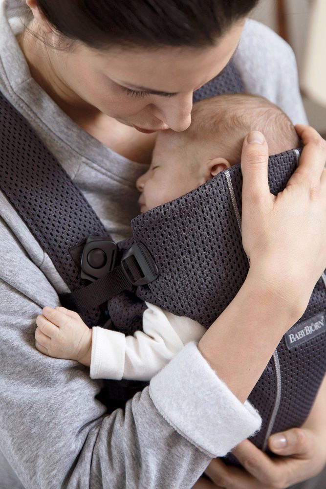 BABYBJÖRN Nosič Mini, Anthracite Mesh – Obrázok 14