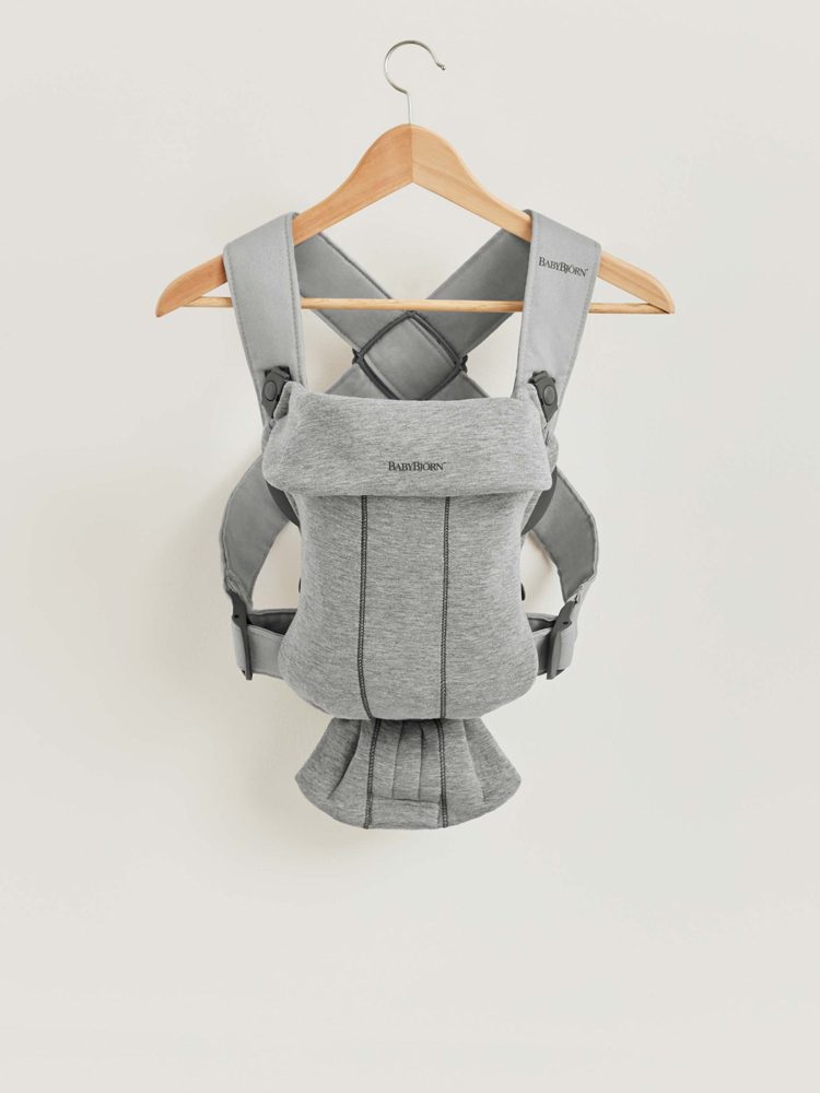 BABYBJÖRN Nosič Mini, Light Grey 3D Jersey – Obrázok 12