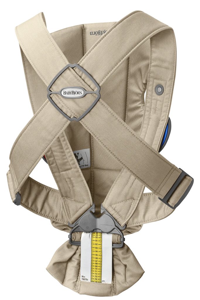 BABYBJÖRN Nosič Mini, Woven Beige – Obrázok 11