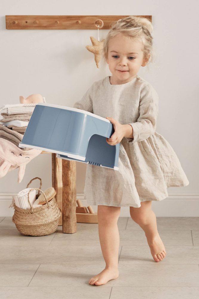 BABYBJÖRN Stupienok Deep Blue/White – Obrázok 6