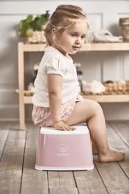 BABYBJÖRN Stupienok Powder Pink/White – Obrázok 3
