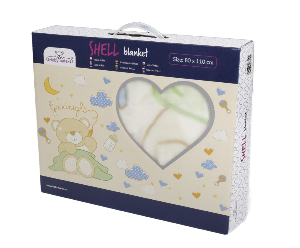 BABYMATEX Deka Shell béžová 80x100 cm – Obrázok 6