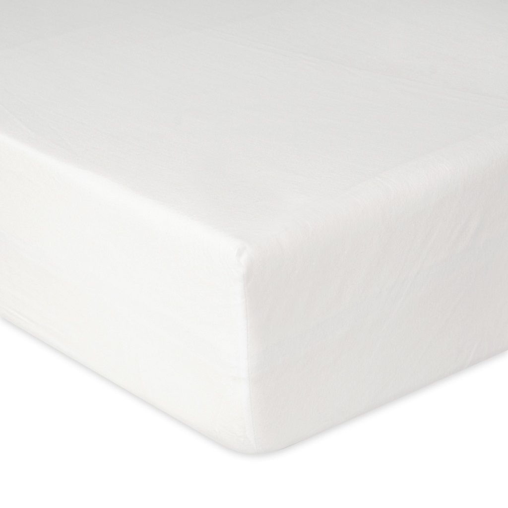 BABYMATEX Plachta Jersey s gumou Biela 60x120 cm – Obrázok 2