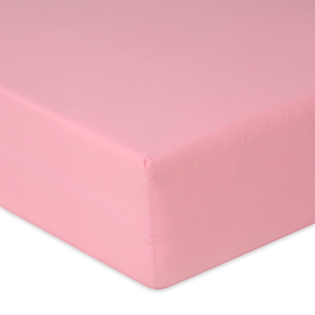 BABYMATEX Plachta Jersey s gumou Ružová 60x120 cm – Obrázok 3