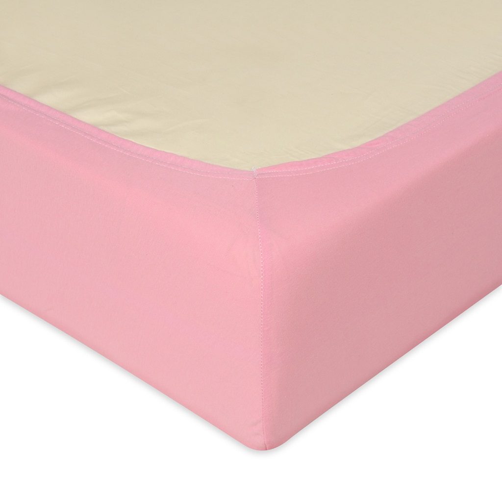 BABYMATEX Plachta Jersey s gumou Ružová 60x120 cm – Obrázok 6