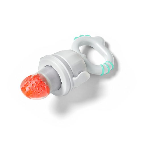BABYONO Cumlík silikónový na kŕmenie Dino grey 6m+ – Obrázok 13