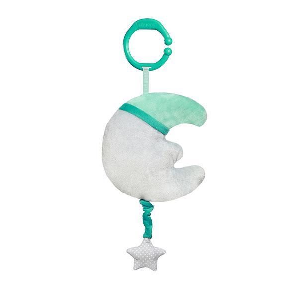 BABYONO Hračka hudobná na C krúžku Happy Moon 0m+ – Obrázok 3