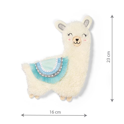 BABYONO Hračka maznáčik Lama Lulu modrá 0m+ – Obrázok 5