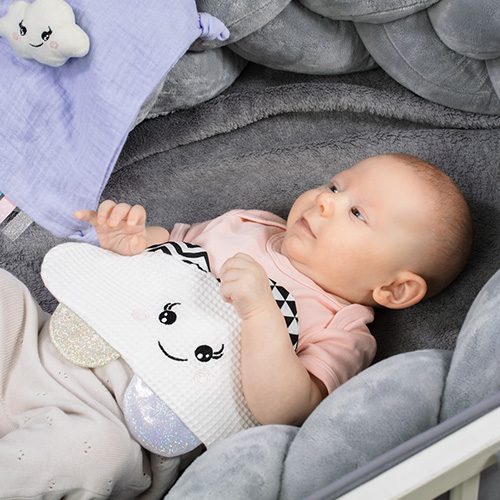 BABYONO Hračka maznáčik Blinky Cloud 0m+ – Obrázok 5