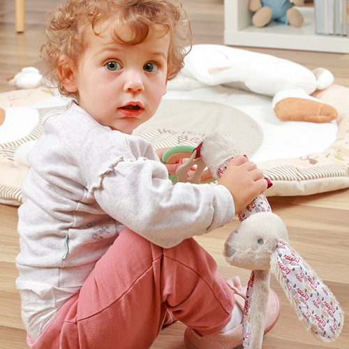 BABYONO Hračka pískacia Zajko Milly 0m+ – Obrázok 5