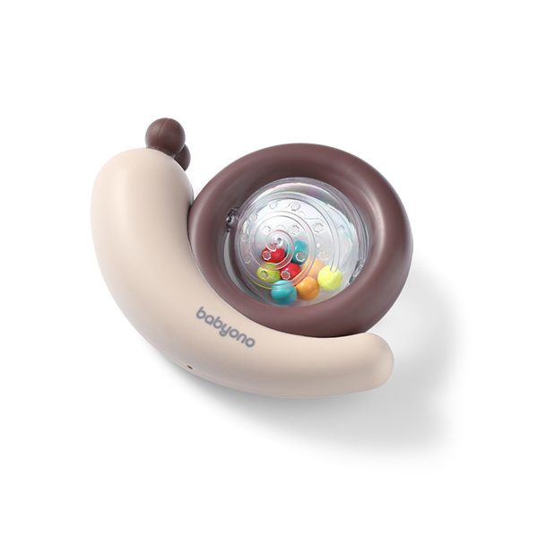 BABYONO Hrkálka slimáčik 3m+ – Obrázok 2