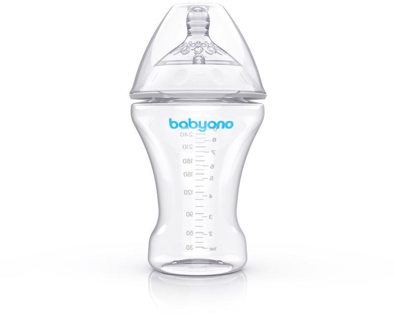 BABYONO Fľaša antikoliková Natural Nursing 260 ml – Obrázok 2
