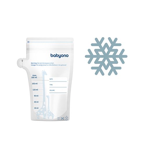 BABYONO Sáčky na materské mlieko 180 ml 30 ks – Obrázok 9