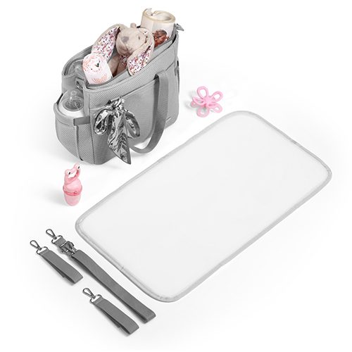 BABYONO Taška prebaľovacia Carmen - grey – Obrázok 7