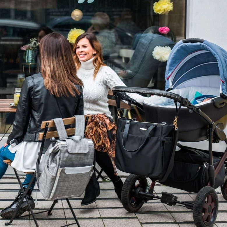 BABYONO Taška prebaľovacia Coco čierna – Obrázok 20