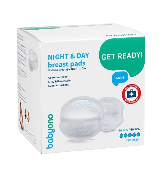 BABYONO Vložky do podprsenky Night&Day 40 ks – Obrázok 3