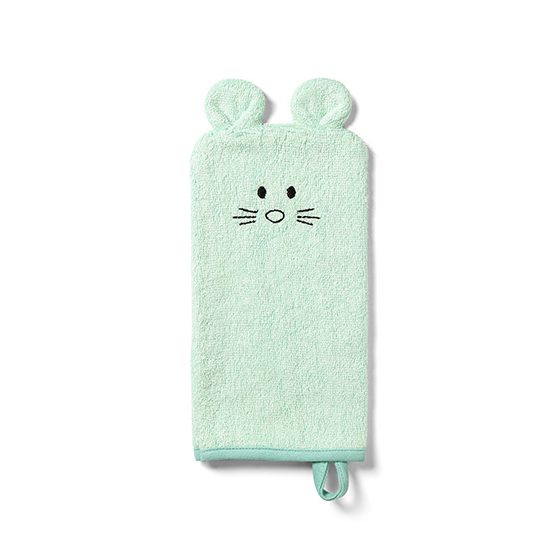 BABYONO Žinka na umývanie bambusová - green 25x12 cm – Obrázok 2
