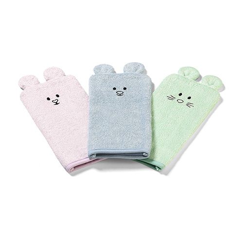 BABYONO Žinka na umývanie bambusová - green 25x12 cm – Obrázok 5