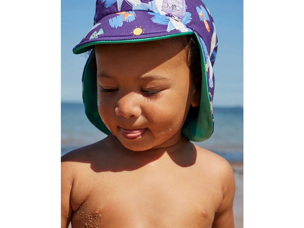 BAMBINO MIO Čiapka detská kúpacia, UPF 40+, Ocean, 38-46 cm -0-12 m – Obrázok 5
