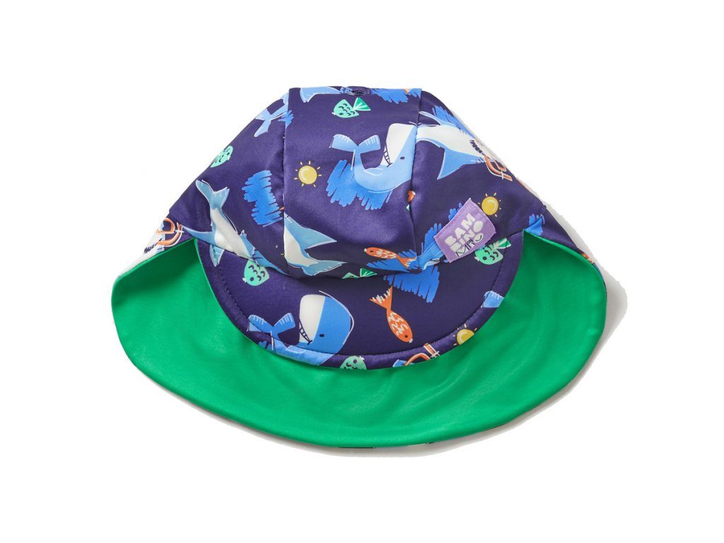 BAMBINO MIO Čiapka detská kúpacia, UPF 40+, Ocean, 44-52 cm -1-2 r