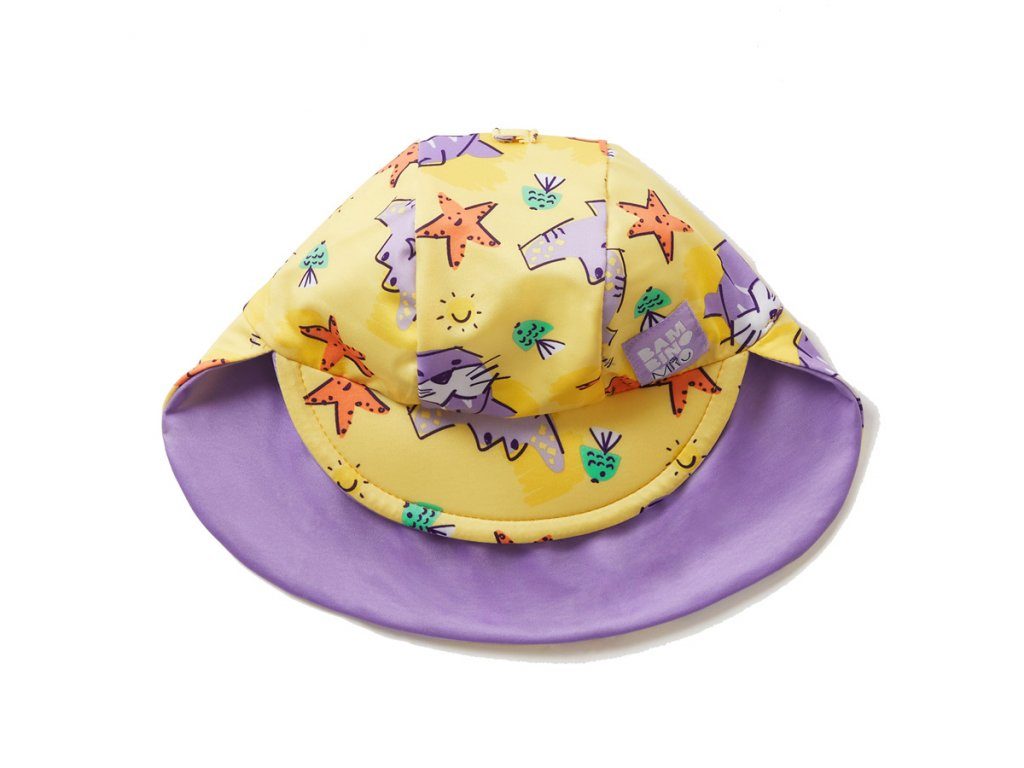 BAMBINO MIO Čiapka detská kúpacia, UPF 40+, Sand, 44-52 cm -1-2 r – Obrázok 2