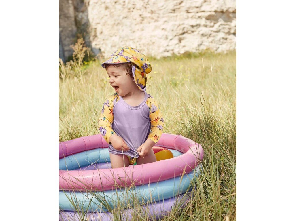 BAMBINO MIO Sada na plávanie 3ks (tričko + plavky 2ks), OEKO-TEX® Standard 100, Sand, 9-12 kg 1-2r – Obrázok 6