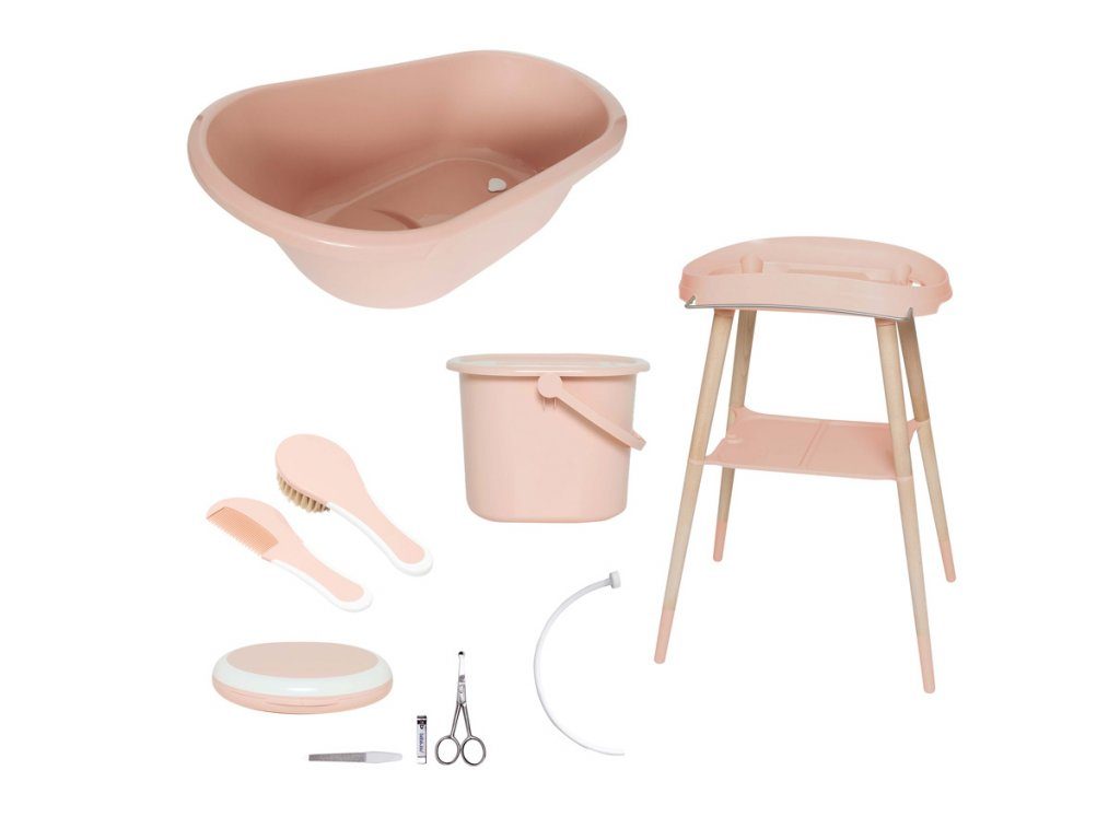 BÉBÉ-JOU Sada kúpacia Sense 7 dielna Pale Pink – Obrázok 2
