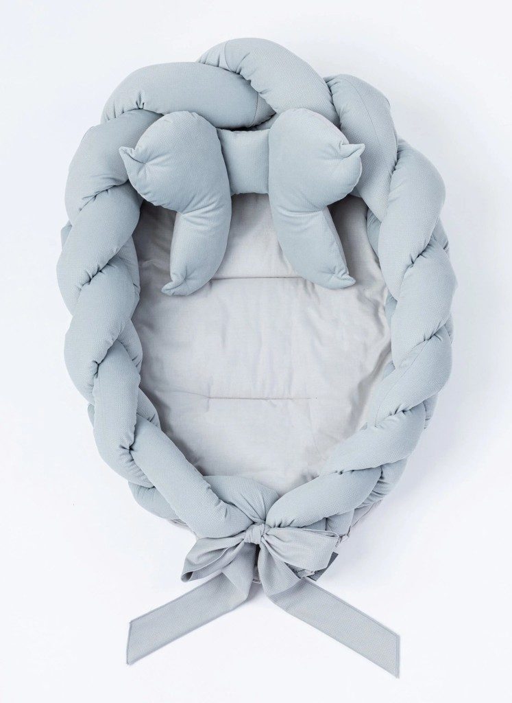 BELISIMA Hniezdo pre bábätko Vrkoč Grey 85x55 cm – Obrázok 2