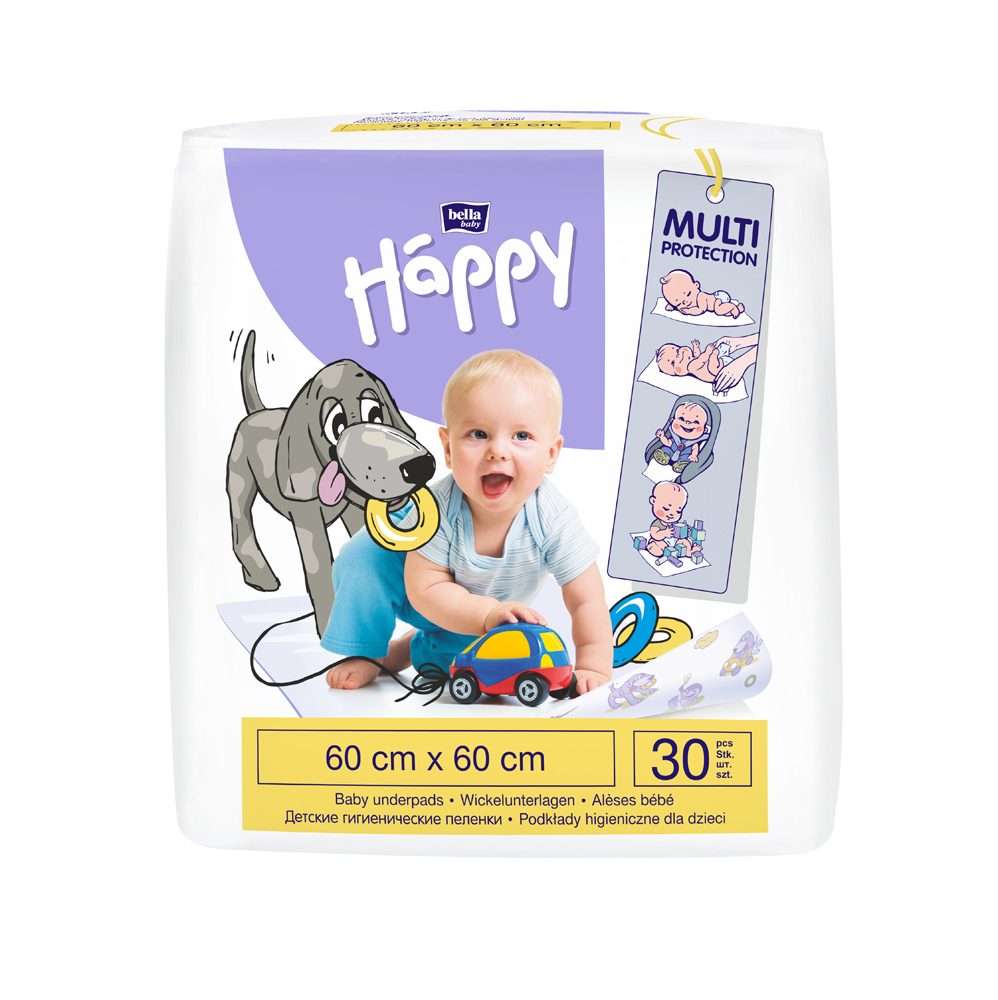 BELLA HAPPY Detské podložky 60x60 cm (30 ks) – Obrázok 2
