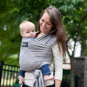 BOBA Nosič detí / šatka Classic Wrap - Grey – Obrázok 3