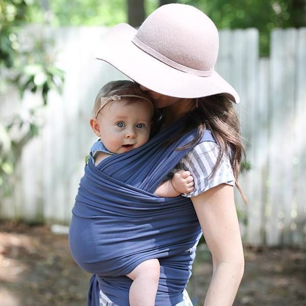 BOBA Nosič detí / šatka Classic Wrap - Vintage Blue – Obrázok 2