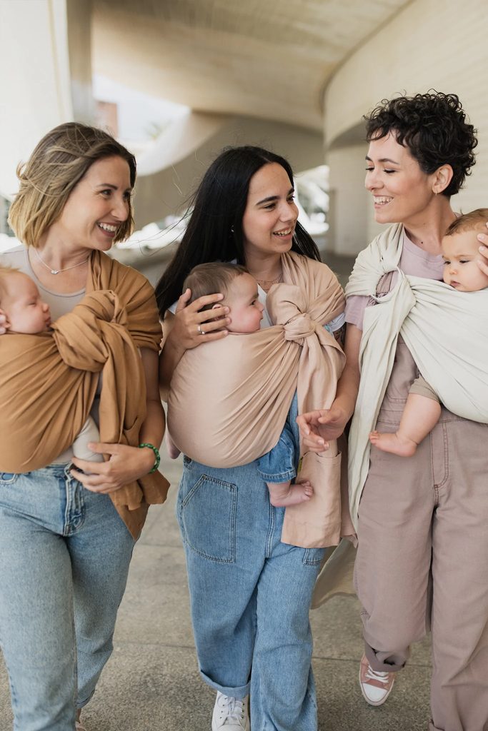 BOBA Nosič detí / šatka Ring Wrap - Peony – Obrázok 10