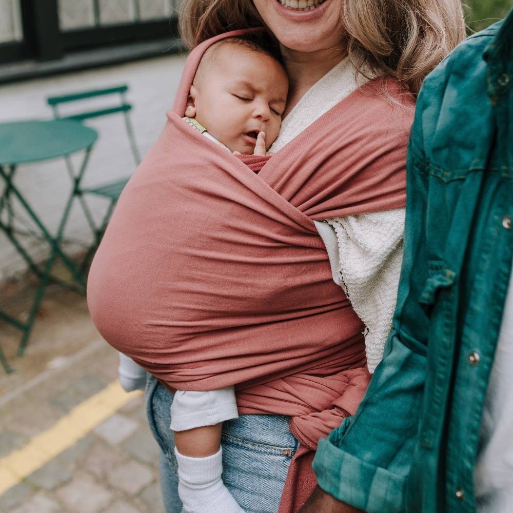 BOBA Nosič detí / šatka Classic Wrap - Pink – Obrázok 2
