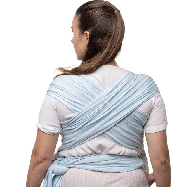 BOBA Nosič detí / šatka Wrap Serenity - Light Blue – Obrázok 7