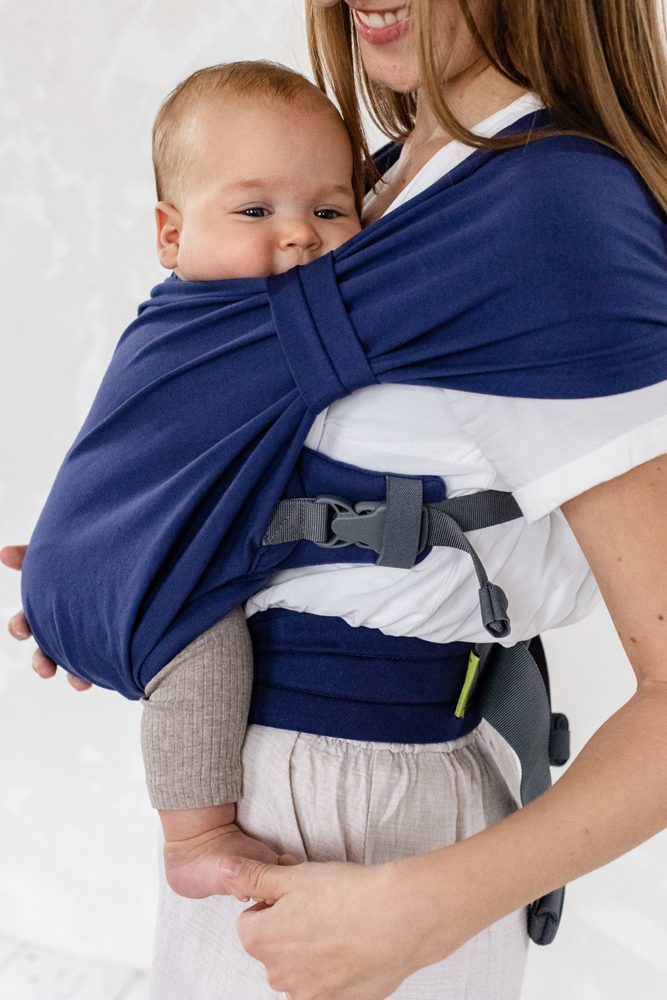 BOBA Nosič detí Boba Bliss Navy Blue – Obrázok 27