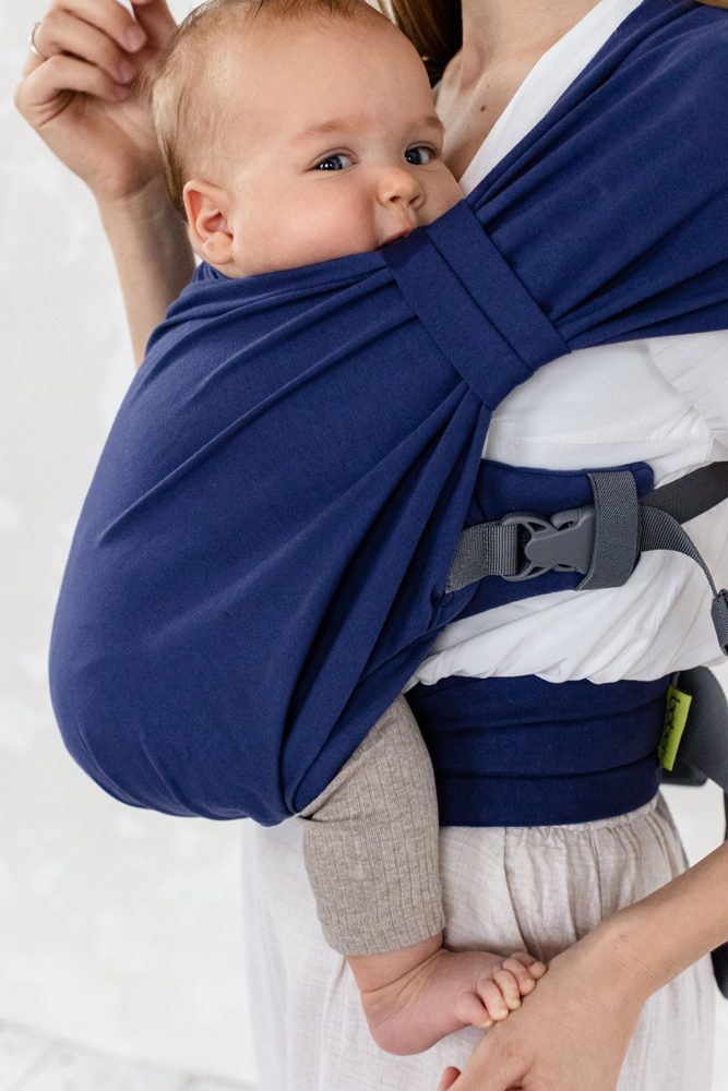 BOBA Nosič detí Boba Bliss Navy Blue – Obrázok 29